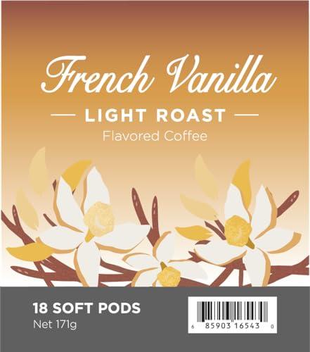 Wolfgang Puck Wolfgang Puck Coffee, French Vanilla Coffee, 9.5 Gram Pods, 18 Count