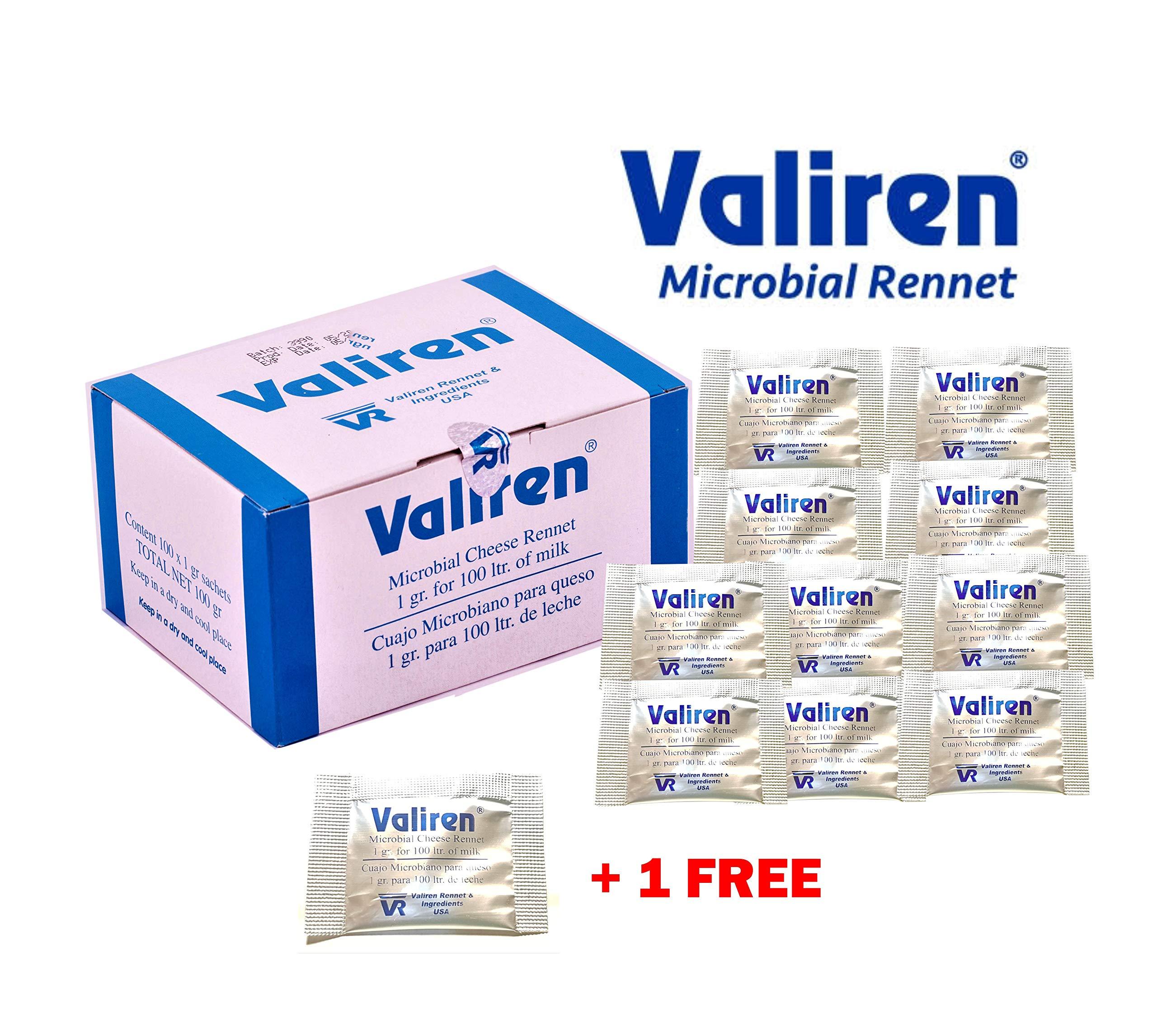 Microset Microbial Rennet Pack of 10 Use one sachet (1g) for 22 gallons (100 ltr) of milk