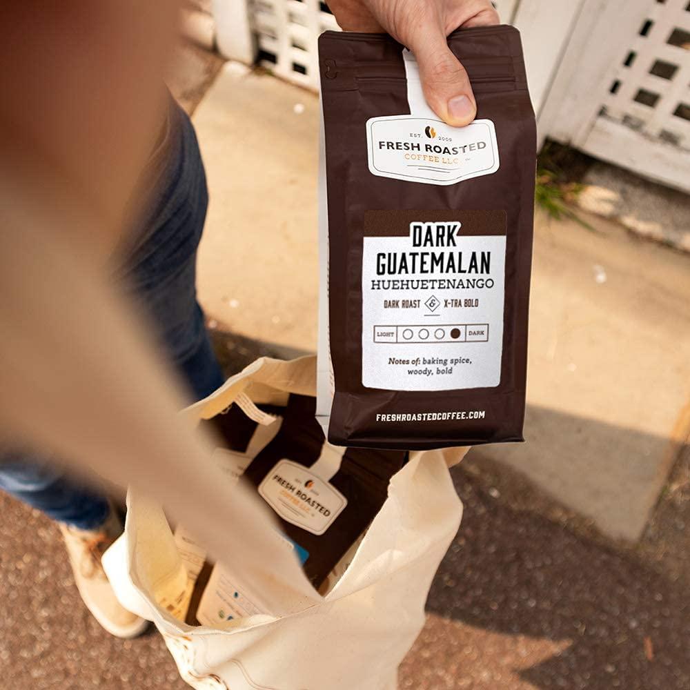 Fresh Roasted Coffee Fresh Roasted Coffee, Dark Guatemala Huehuetenango | 2 lb (32 oz) | Single Origin | Dark Roast | Kosher | Whole Bean