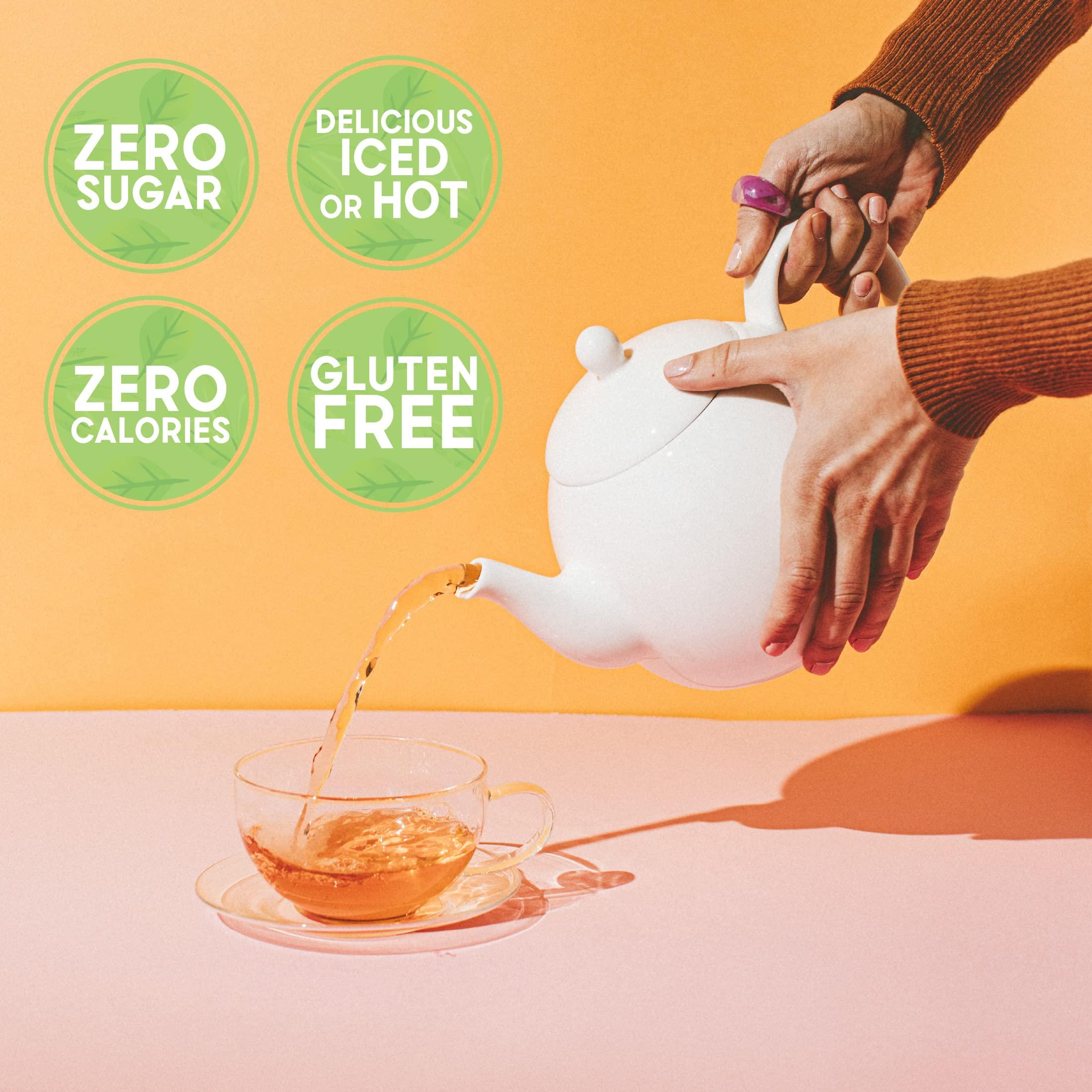 Salada Salada Green Iced Tea, Zero Calorie Green Tea, Rich and Smooth Taste Green Tea Blend, 24 Family Sized Individually Wrapped Tea Bags (Pack of 2)