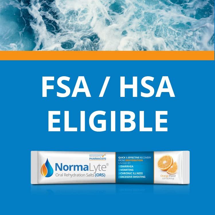 NormaLyte NormaLyte Oral Rehydration Salts- Pack of 6 (Orange) | Electrolytes, Energy Supplements, Electrolytes Packets, Hydration Sachet, Potassium Supplement, Vegan, Dehydration Recovery