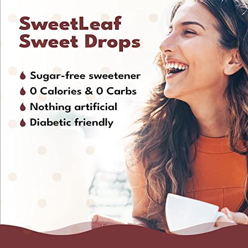Sweet Drops SweetLeaf Stevia Liquid Sweet Drops - Liquid Stevia Sweetener, Sugar-Free Root Beer Soda Syrup Alternative, 2 Fl Oz (Pack of 2)