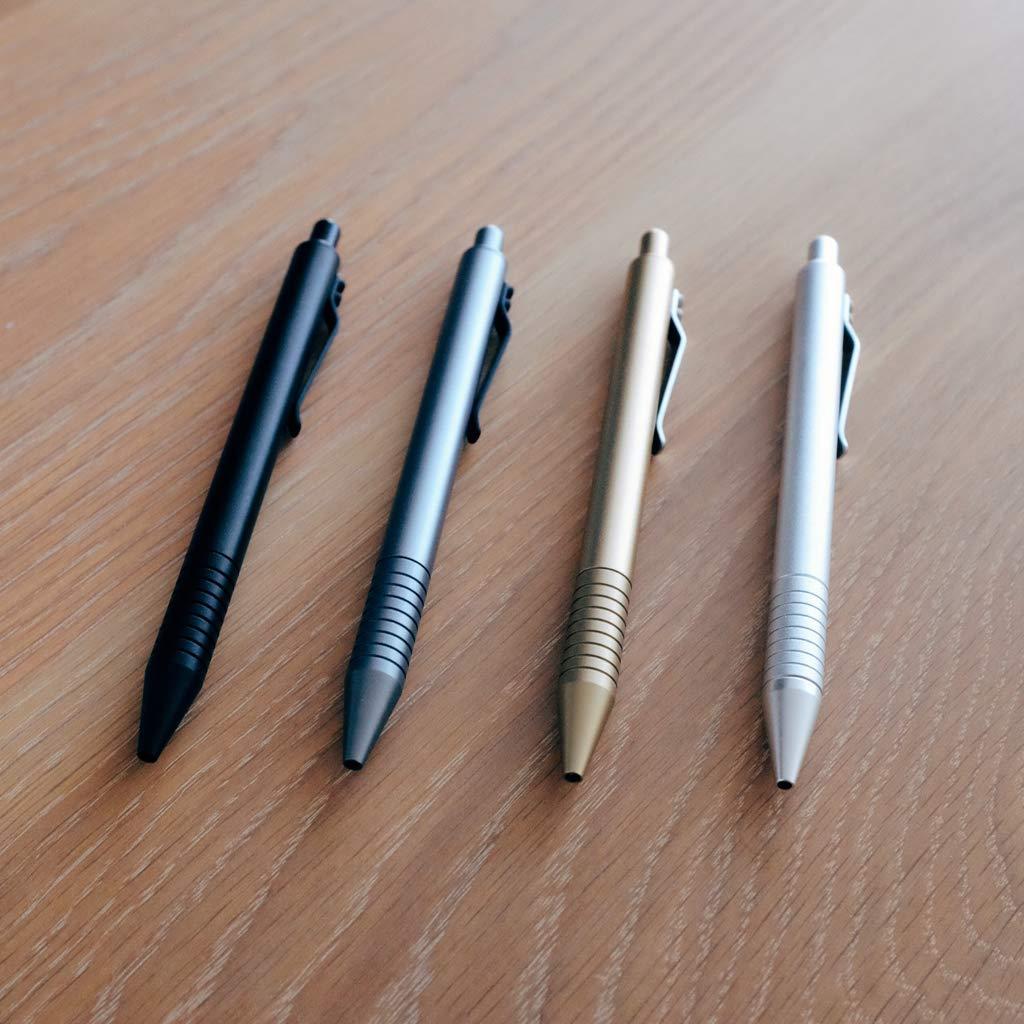 Everyman Everyman Grafton Pen, EDC Pen with Premium Gel Ink, Luxury Metal Writing, Gift for Office, Business, Executive (Full Click, Gold)