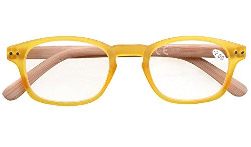 Eyekepper Eyekepper Bamboo Pattern Arms Reading Glasses-5 Pack Include Reading Sunglasses for Women Men Reading,+3.50 Reader Eyeglasses