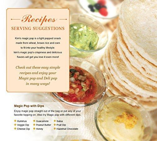Kim's Magic pop Kim\'s Magic Pop Original Flavor 12-Pack: Freshly Popped Rice Cakes, Healthy Grain Snack, 0 Weight Watchers Point