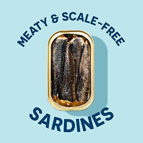Wild Planet Wild Planet Wild Sardines in Water, Sea Salt, Tinned Fish, Sustainably Caught, Non-GMO, Kosher, Keto and Paleo, 3rd Party Mercury Tested, 4.4 Ounce Single Unit