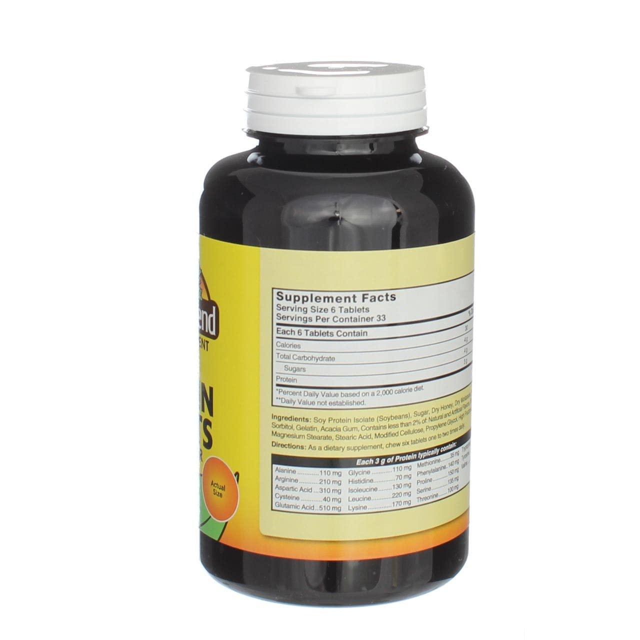 Nature's Blend Protein Tablets Honey Flavor 200 Tabs