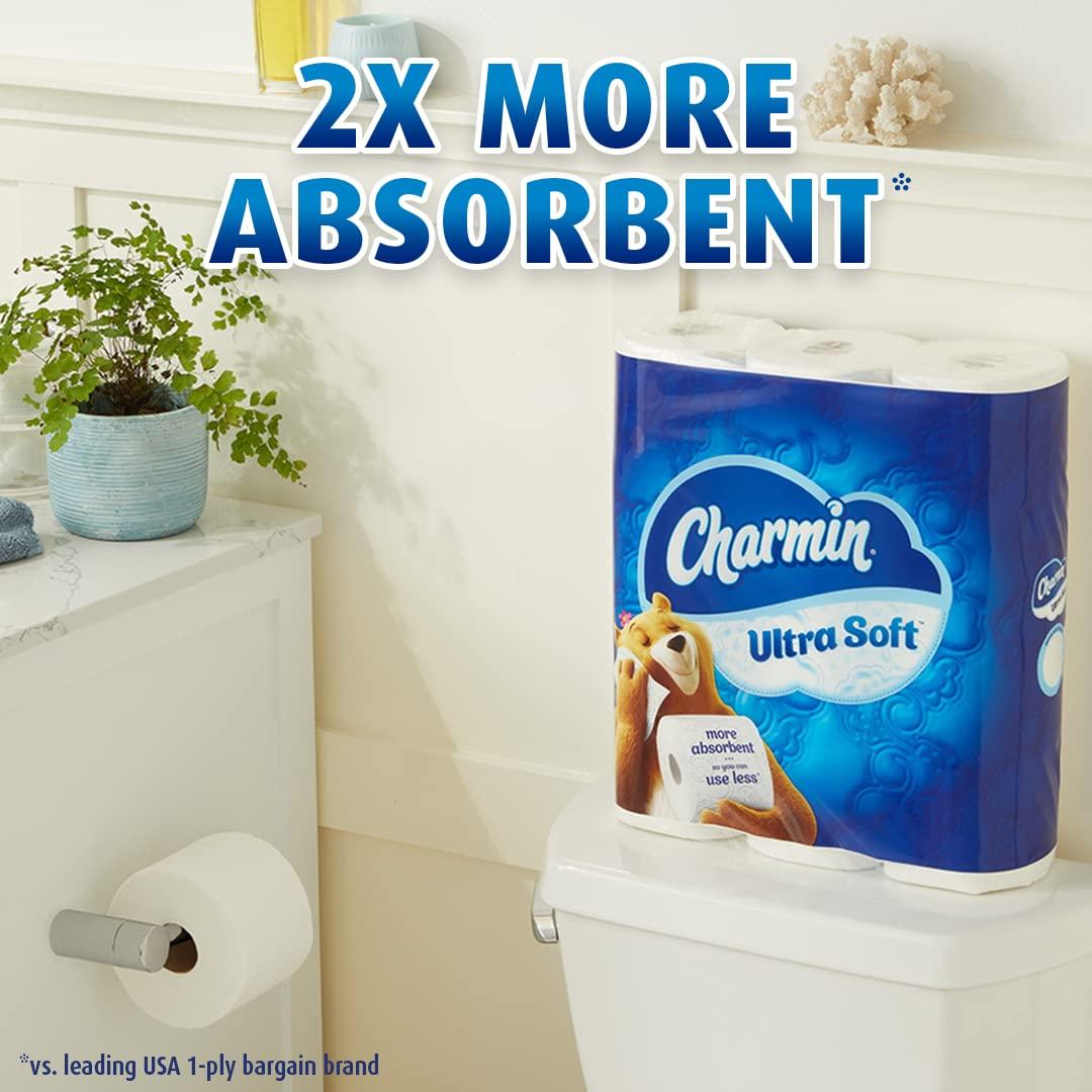 Charmin Charmin Ultra Soft Toilet Paper, 12 Mega Rolls = 48 Regular Rolls