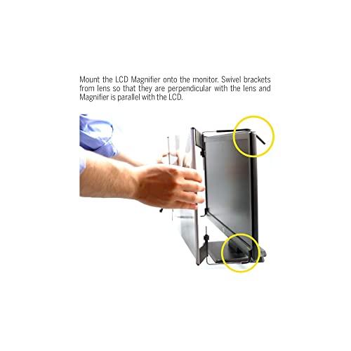 Kantek Kantek MAXVIEW LCD Monitor Magnifier for 15-Inch Monitors (Measured Diagonally) (MAG15L)