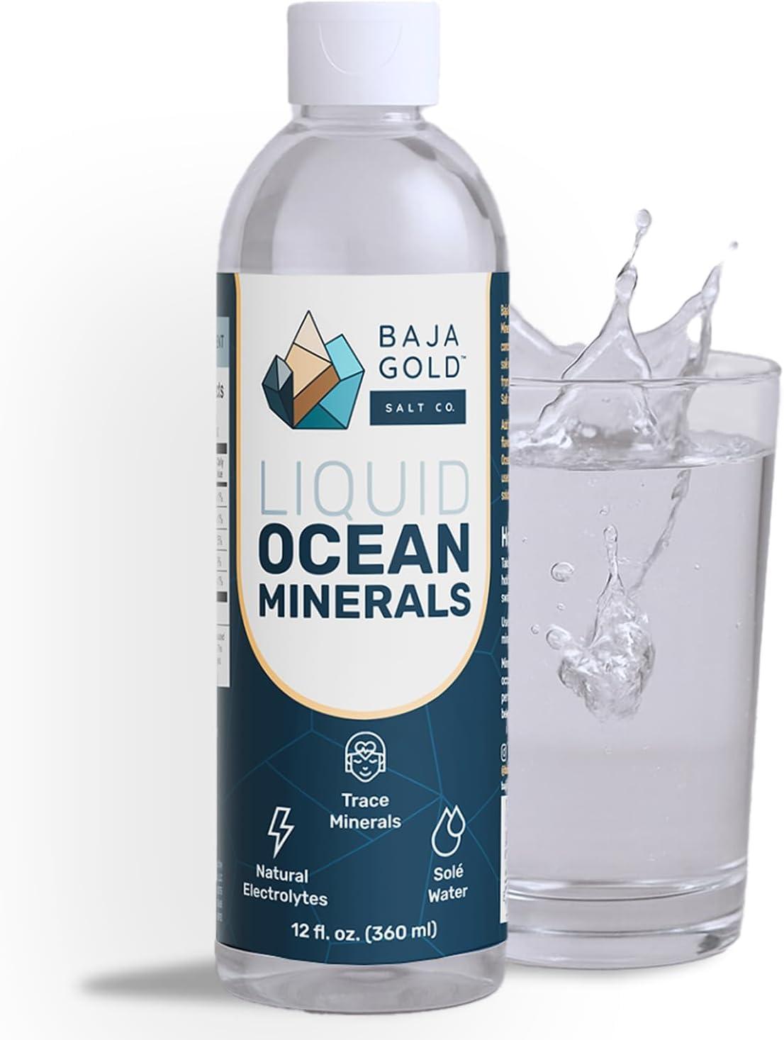 Baja Gold Baja Gold Liquid Ocean Minerals, 12 Fl. Oz. Refill