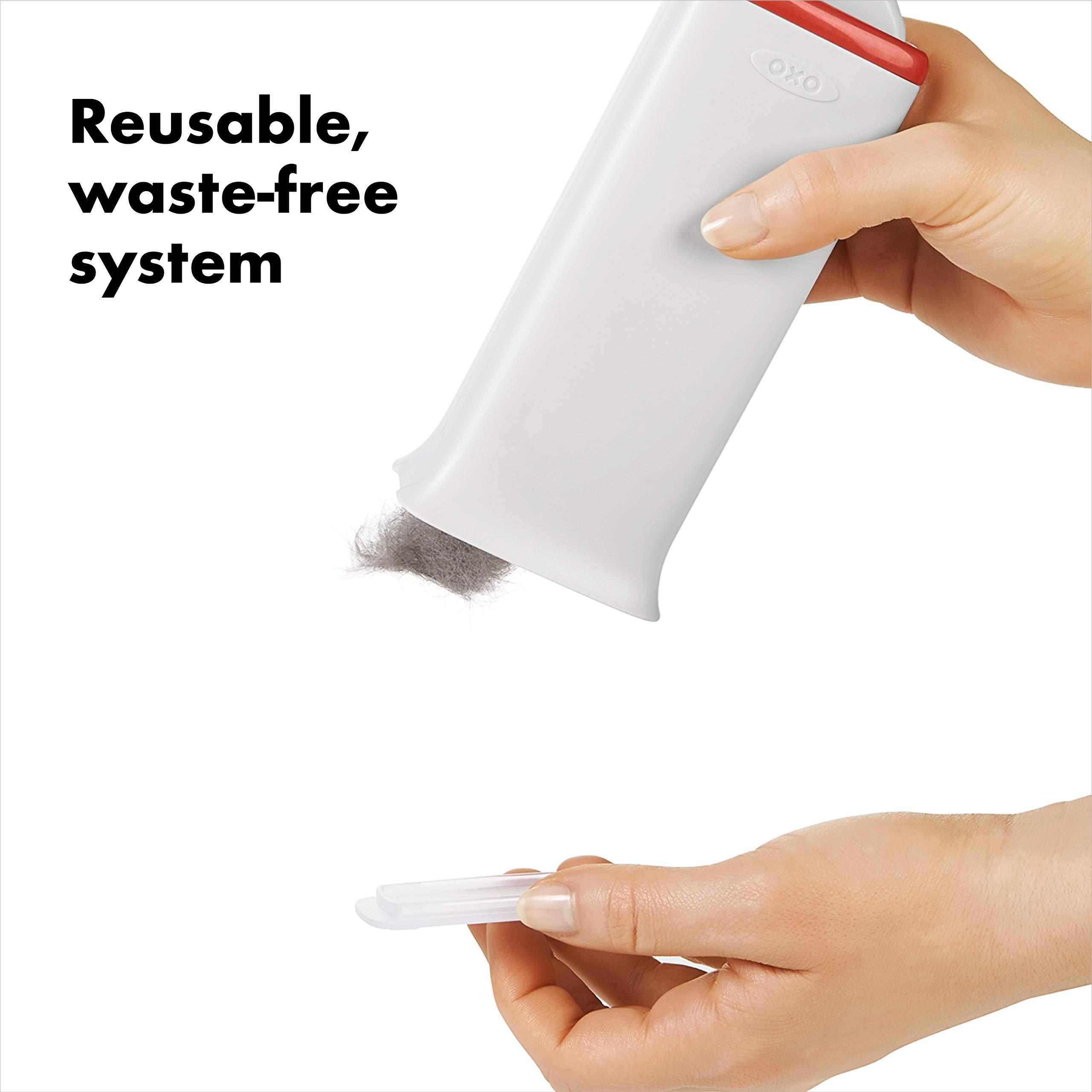 OXO OXO Good Grips Furlifter Pet Garment Brush Hair Remover For Clothing, White, Garment Brush