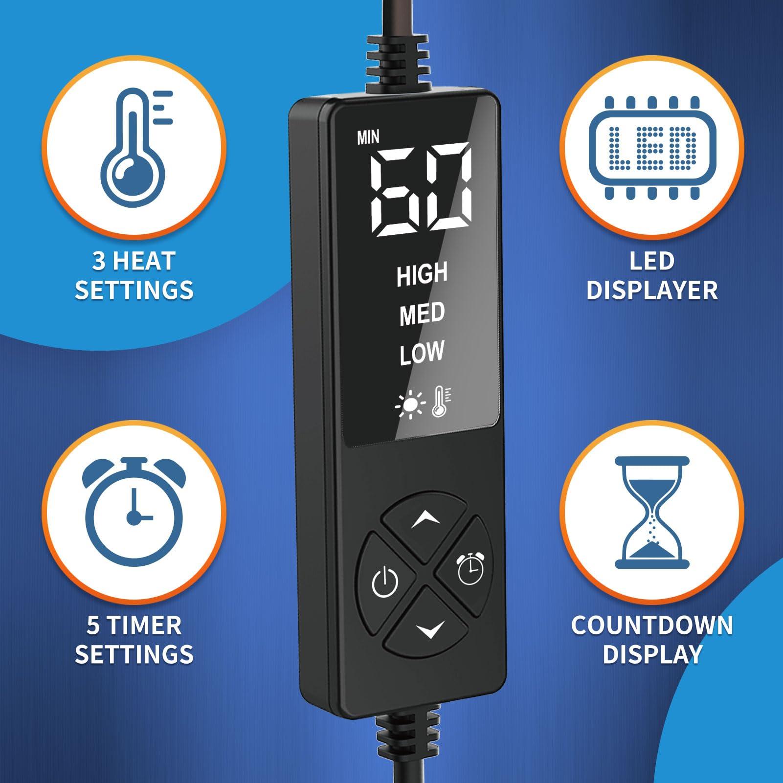 sticro sticro Elbow Heating Pad for Arm and Tennis Elbow, 3 Heat & 5 Timer Settings Heated Elbow Brace for Golfer Elbow and Cubital Tunnel Syndromes Relief