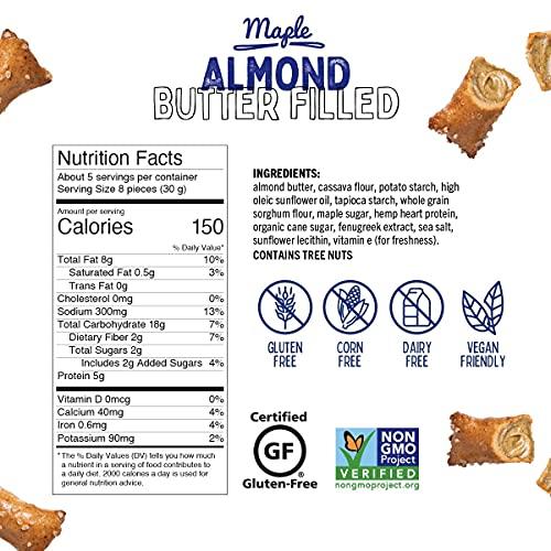 Quinn Quinn Maple Almond Butter Filled Pretzel Nuggets, 5oz Bag