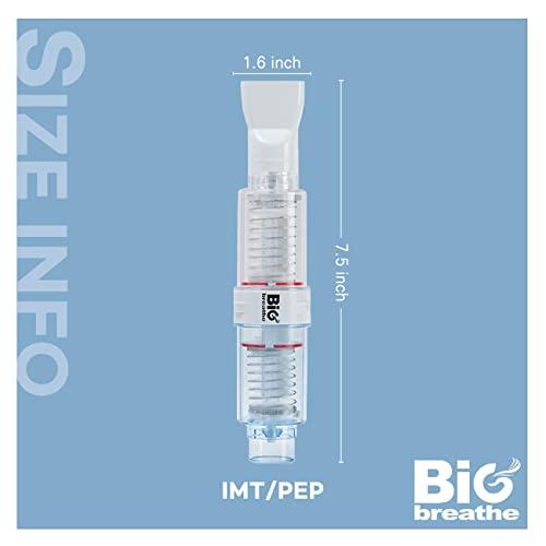BIG BREATHE Bigbreathe IMT/PEP | Three-Mode Breathing Exerciser for Seniors, Smooth Mucus Removal, Lung Expanding Device, Easy to Use and Clean