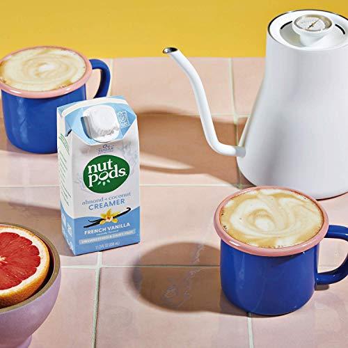 nutpods nutpods Non Dairy Coffee Creamer Bundle: a 4 pack of French Vanilla creamer and a 3 pack of Toasted Marshmallow creamer.