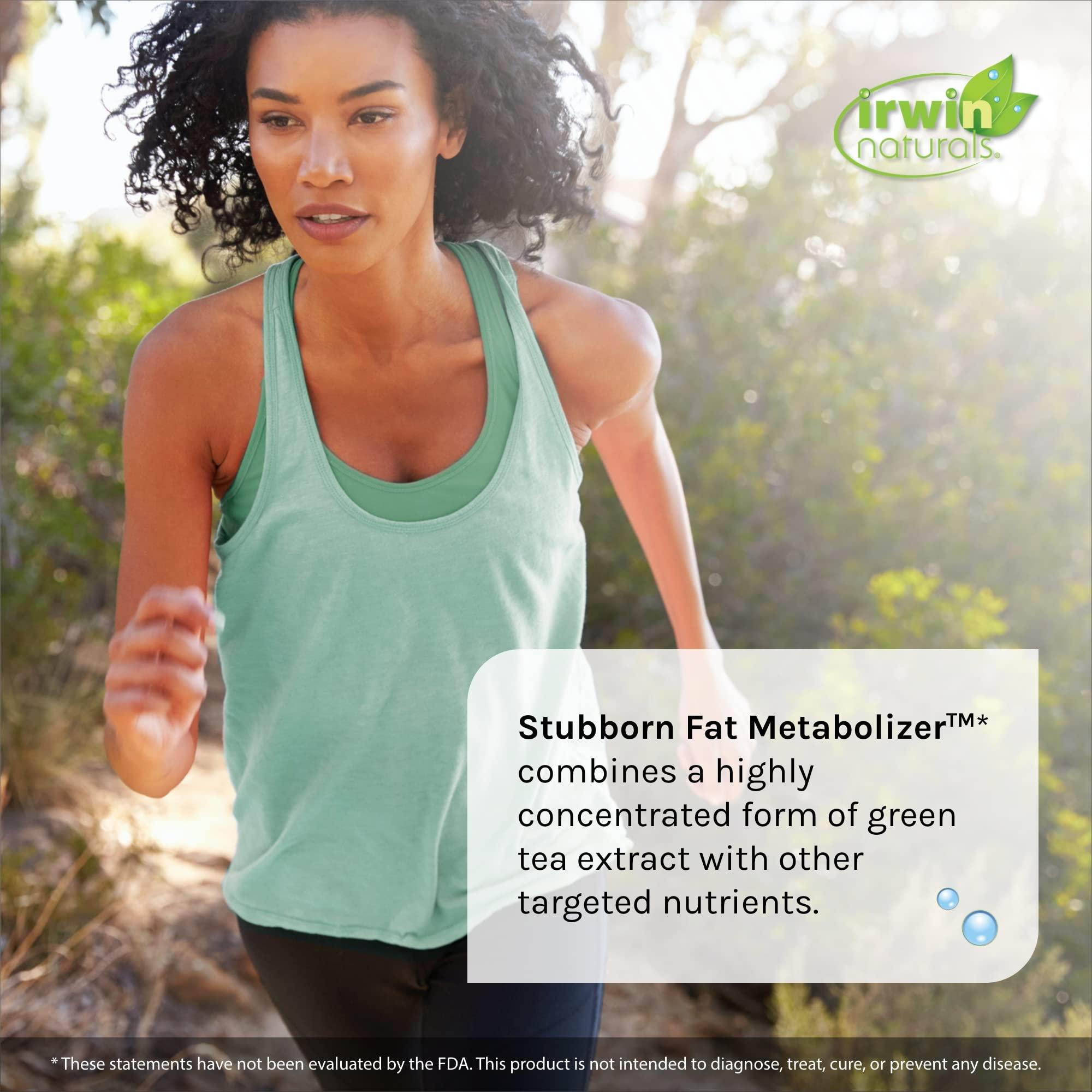 Irwin Naturals Irwin Naturals Thermo-Burn Stubborn Fat Metabolizer - 60 Liquid Soft-Gels - Combines Green Tea Extract (EGCG), MCT Oil & Caffeine - 20 Servings