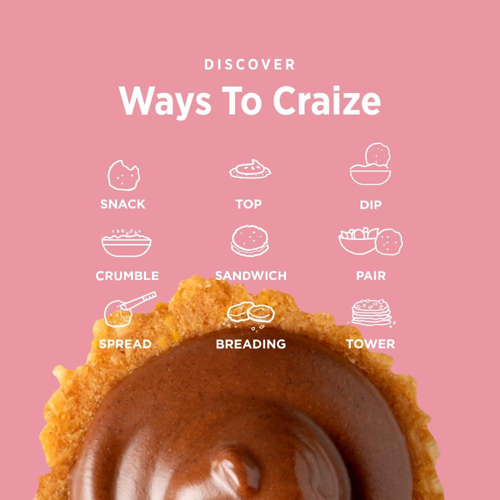 Craize Craize Guava Crisps | Gluten Free, Vegan, Kosher, Toasted Corn Crackers | 3 pack, 4 oz each