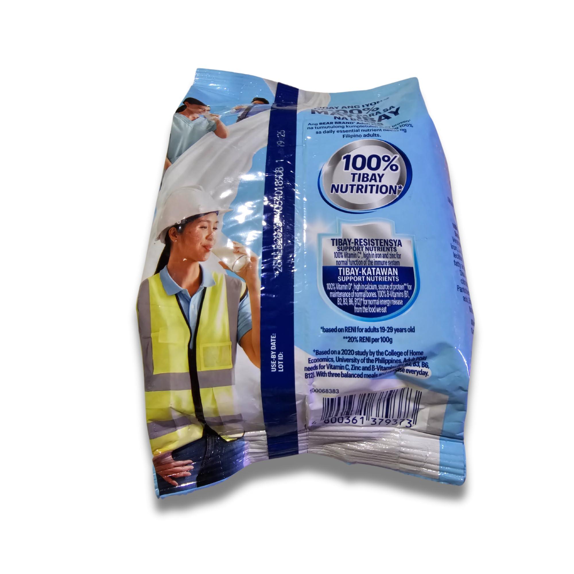 Bear Brand Bear Brand Adult Plus Powdered Milk Drink 300g (4 packs), 10.5 Ounce (Pack of 1)