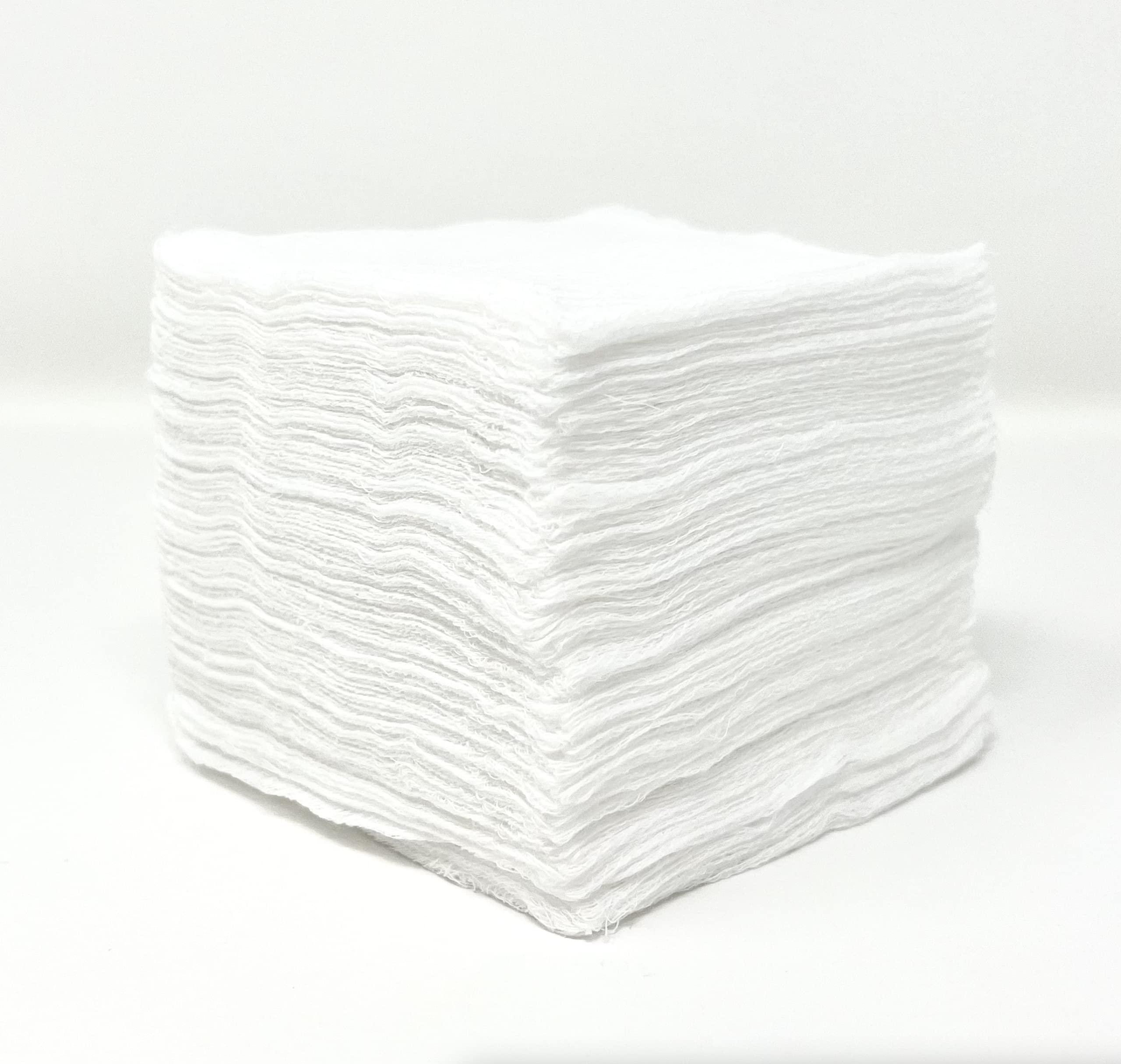 P&P Medical Surgical Gauze Surgical Sponges Cotton Non STERILE Woven 8-ply High Grade Quality 4"x4" Class I(a) All Purpose Pads Box of 1 000