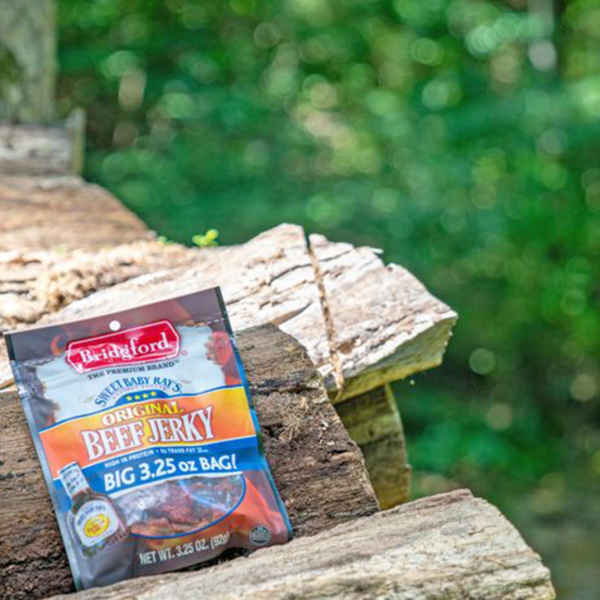 Bridgford Bridgford Sweet Baby Rays Beef Jerky Original 3.25 oz Pack of 4 - Healthy Beef Jerky for Your Dietary Preferences - Ready To Eat High Protein Beef Jerky for On the Go Snacking and Busy Lifestyles