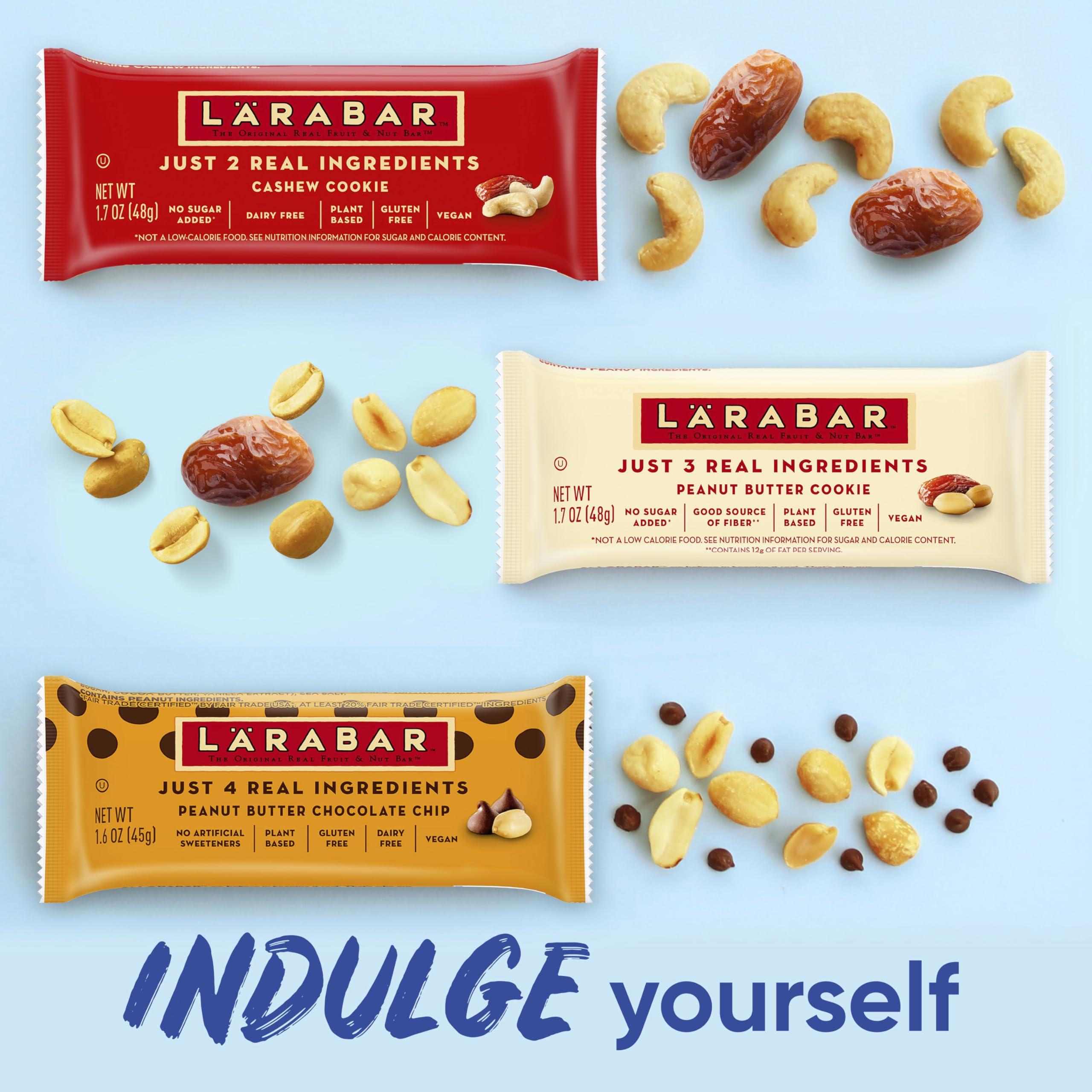 LRABAR Larabar Variety Pack, Gluten Free Vegan Fruit & Nut Bars, 18 Bars, 1 lb 14 oz
