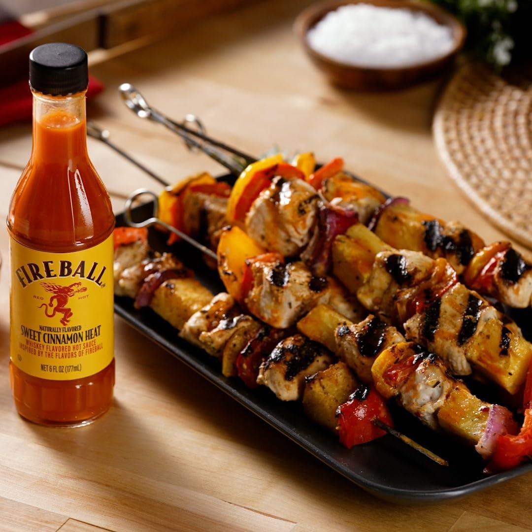 Weber Fireball Whiskey Flavored Hot Sauce, 6 Ounce