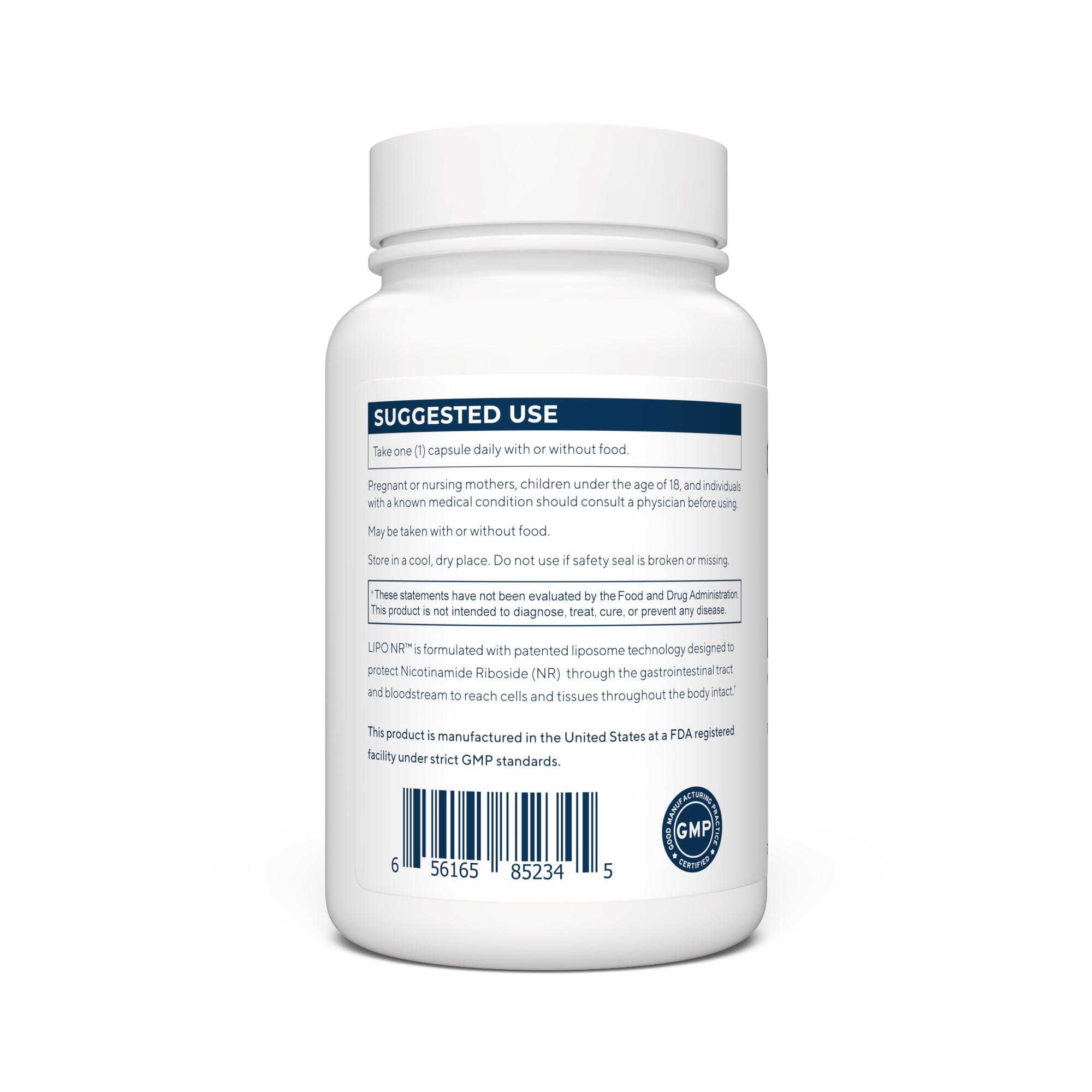 Renue By Science RENUE by Science Nicotinamide Riboside | High Strength Liposomal NAD Supplement | 90 Nicotinamide Capsules - 300mg Nicotinamide Riboside per Serving | Manufactured in The USA Third-Party Tested