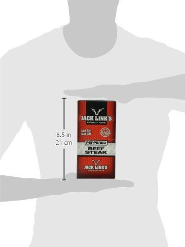 Jack Link's Jack Link's Premium Cuts Beef Steak, Peppered, Jumbo, 1-Ounce (Pack of 12)