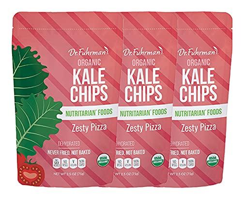 Dr. Fuhrman Organic Kale Chips - Zesty Pizza (3 Pack)