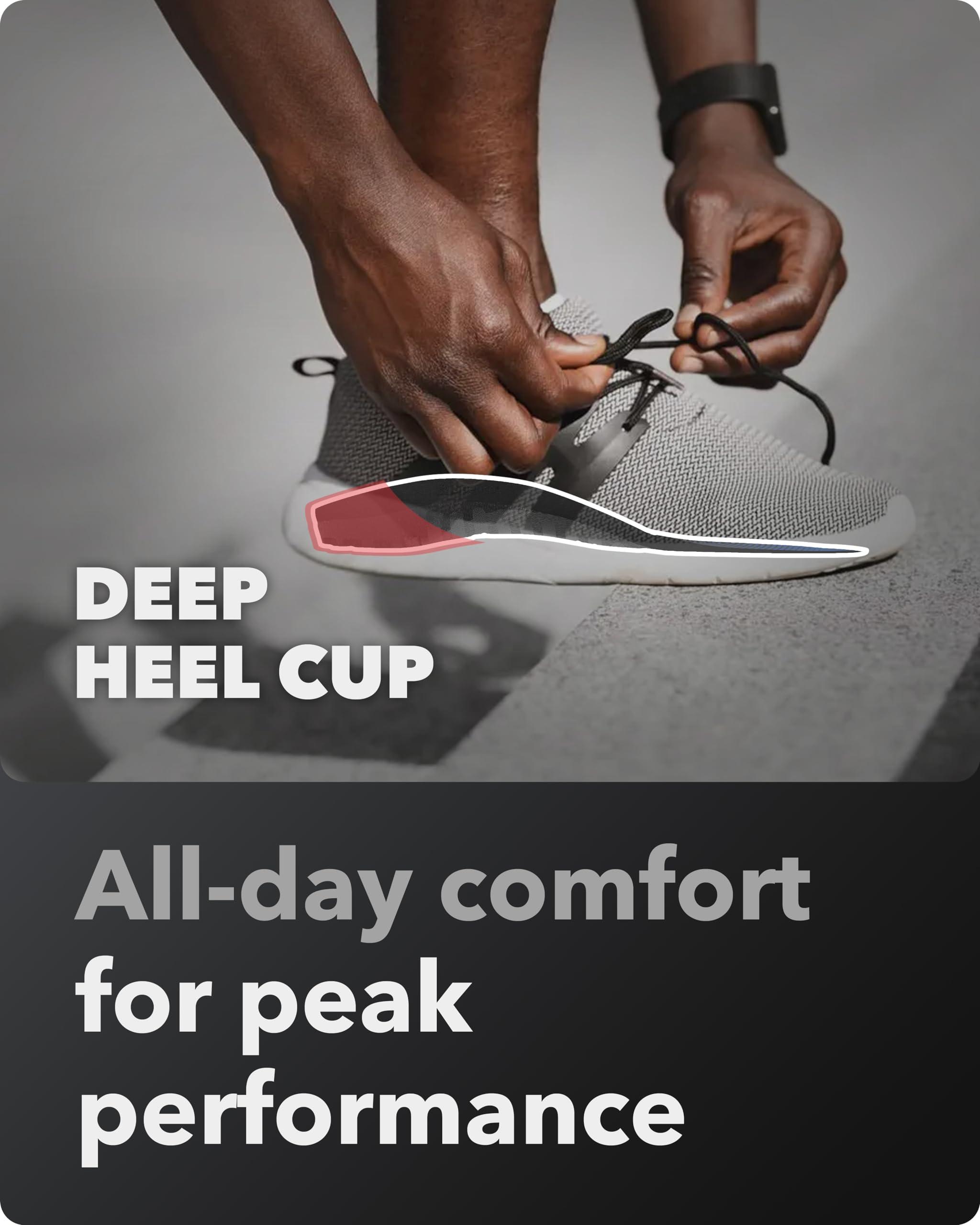 Spenco Spenco Total Support Max Shoe Insoles - Orthotic Metatarsal Arch Support Inserts for Men & Women - Absorbs Shock, Reduces Over-pronation - EVA Layer Conforms to Foot Contours, Deep Heel Cupping