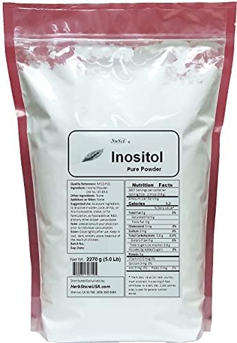 NuSci NuSci Inositol Bulk Pure Powder NF12 & FCC Quality Standard (4540g (10 Lb))