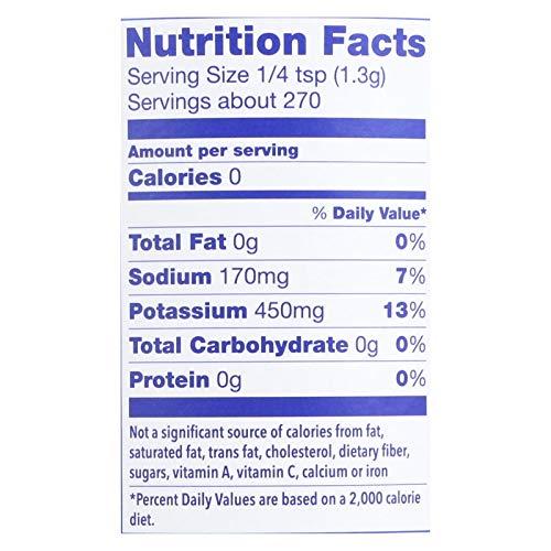 LoSalt Losalt Reduced Sodium Salt - Case of 6 - 12.35 oz.