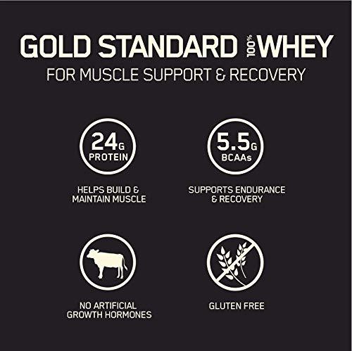 Optimum Nutrition Optimum Nutrition Gold Standard 100% Whey Protein Powder, French Vanilla Creme, 5 Pound (Packaging May Vary)