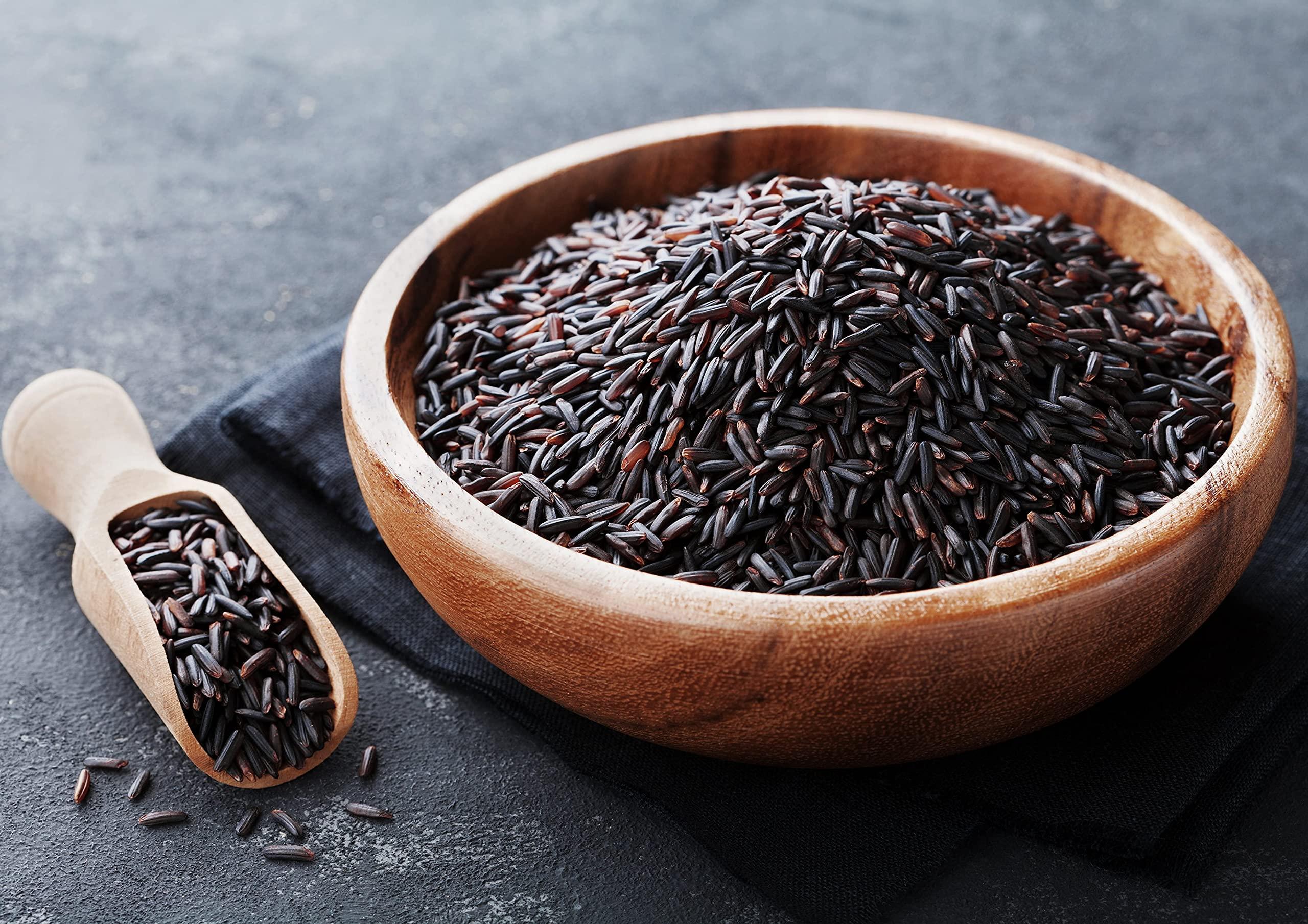 Food to Live Food to Live Black Rice, 1 Pound Medium-Grain Rice, Kosher, Vegan, Bulk. Nutty, and Sweet Flavor. Rich in Antioxidants and Dietary Fiber. Great for Stir-Fries, Salads, and Pudding