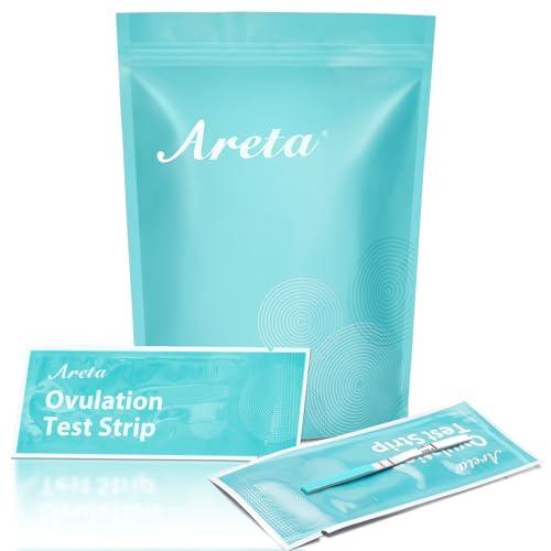 Areta Areta Ovulation Test Strips Kit: 30 Tests | Accurate & Reliable for Women | Fast & Convenient Fertility Tracking | High Accuracy Ovulation Test Kit