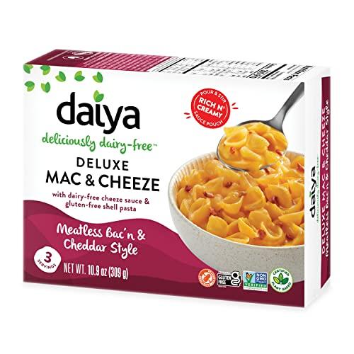 Daiya Daiya Meatless Bac'n and Cheddar Style Deluxe Cheezy Mac - Dairy Free Gluten Free Vegan Mac and Cheese - 10.9 oz (Pack of 2)