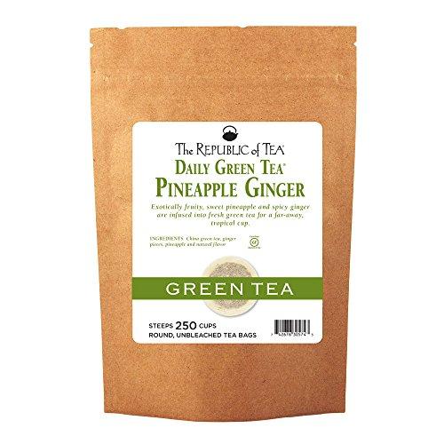 The Republic of Tea The Republic of Tea – Pineapple Ginger Daily Green Tea, 250 Tea Bags