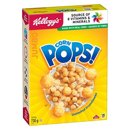 Kellogg's Kellogg's Corn Pops Cereal Jumbo Size 730g/25.8 oz., {Imported from Canada}