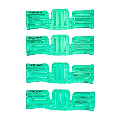 Heat Wave Made in USA: Heat Wave Instant Reusable Heat Packs- Back/Shoulder/Neck (6 x 18”), Reusable Heat Pack for Muscle Aches, Pain Relief, Click Heat