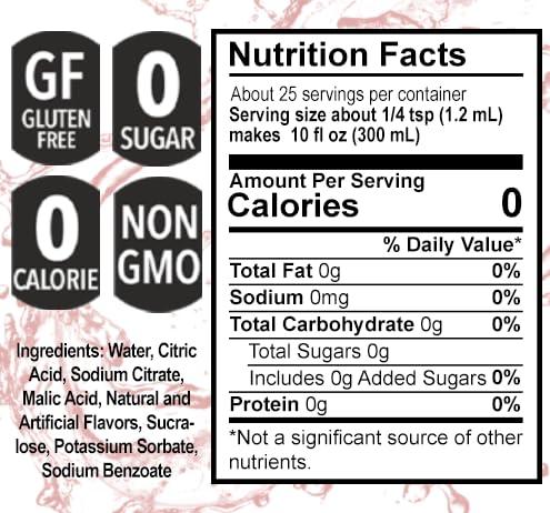 Everyday Basis Everyday Basis Water Flavoring Liven Up Your Water Great Taste Great Flavors Keto Friendly, 0 Calories No Dyes or Food Coloring (Citrus Variety Pack)