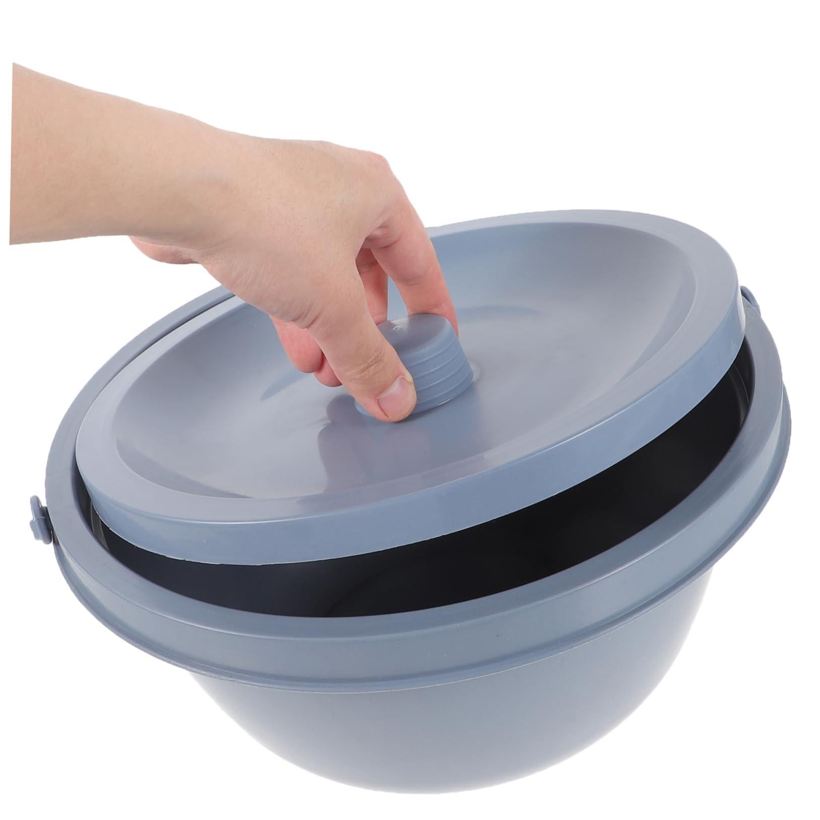 LALAFINA LALAFINA Commode Seats Chamber Pot with Lid Wheelchair Commode Portable Toilet Bedside Urinal Female Urinal Bottle Potty Pee Bucket Wheelchair Potty for Pregnant Elderly Disabled