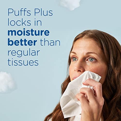 Puffs Puffs Plus Lotion with Vicks Facial Tissues, 4 Cubes, 48 Tissues per Box