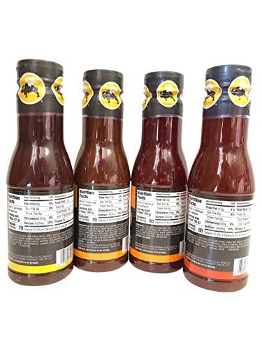 Buffalo Wild Wings Buffalo Wild Wings Sauce Ultimate Sampler Bundle - Honey BBQ, Caribbean Jerk, Asian Zing, Mango Habanero (12 ounces each)