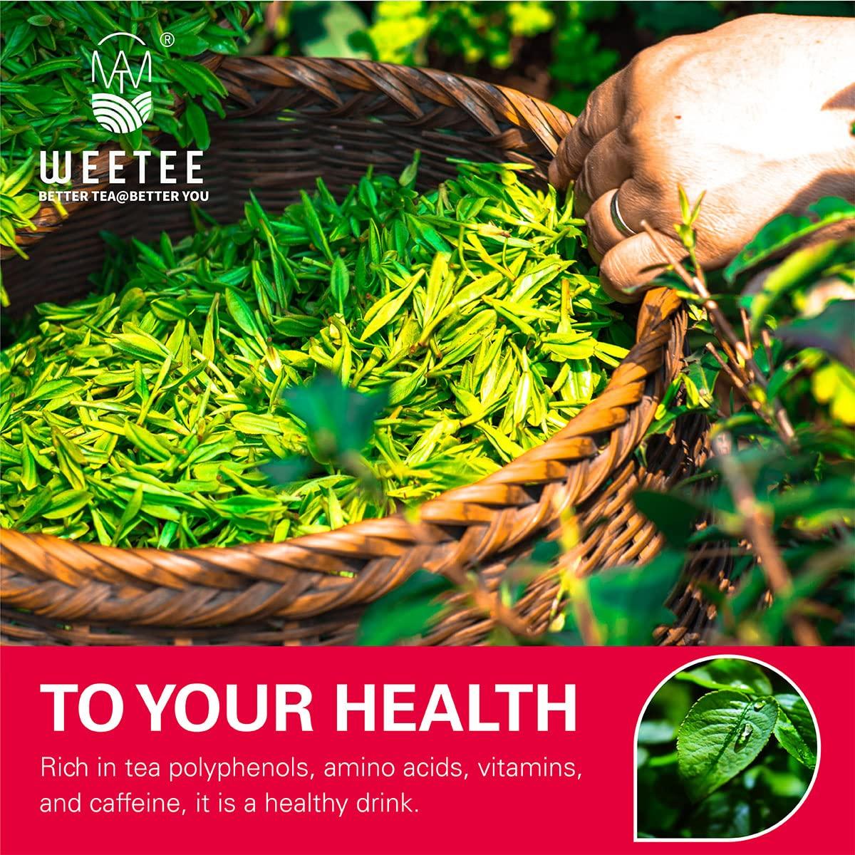 WT WEETEE WT WEETEE Organic Black Tea Bags, USDA Organic Black Tea 100 Count, Antioxidant, Caffeinated | Resealable Kraft Bag | Brew Hot or Iced