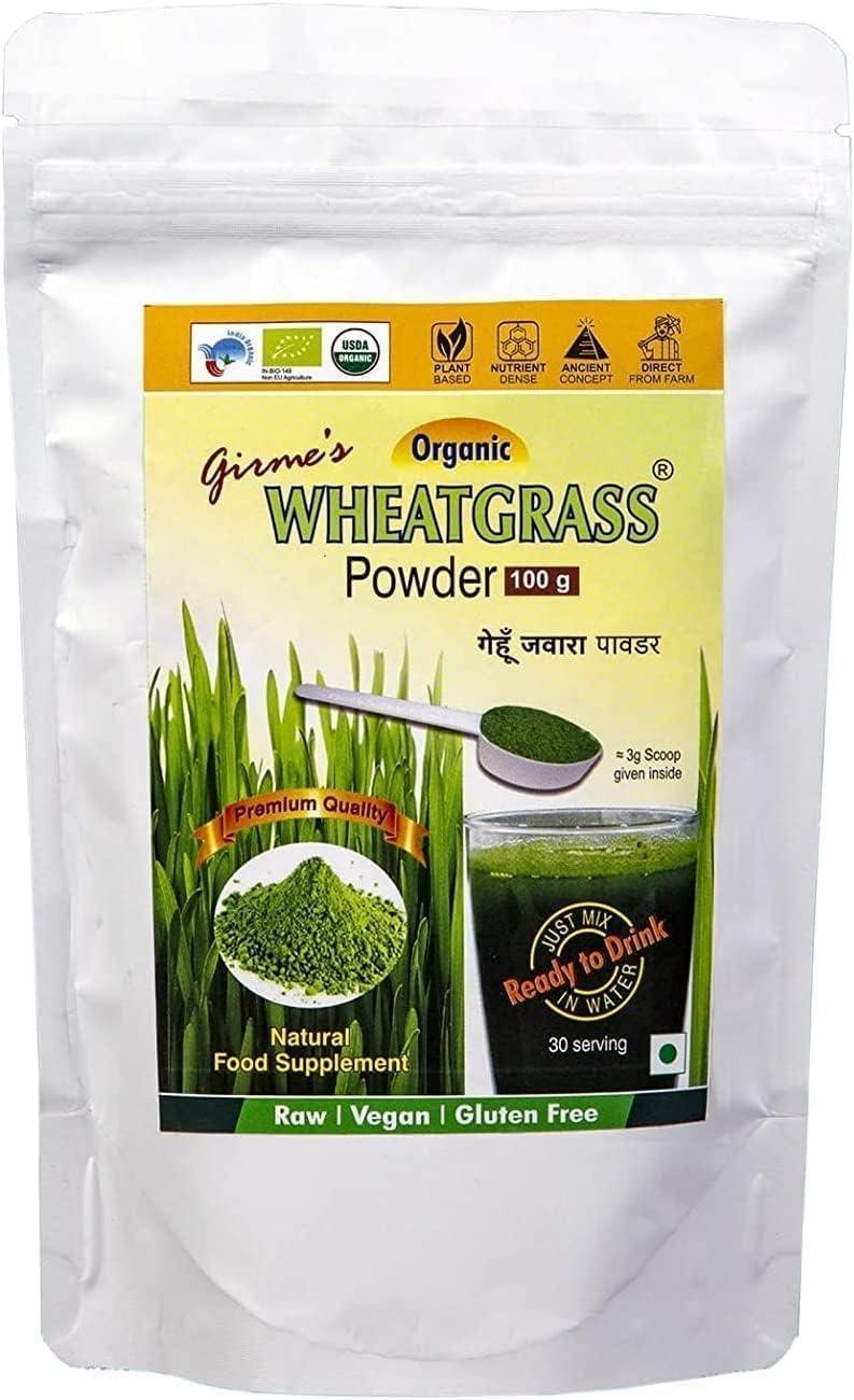 SENTA SENTA Girme\'s Wheatgrass Powder - 100g Ziplock Pouch