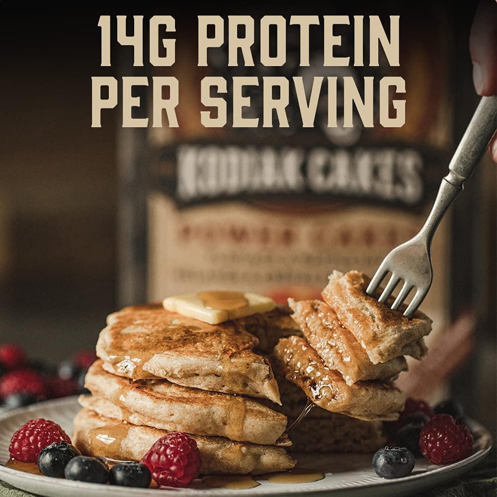 Kodiak Cakes Kodiak Cakes Power Cakes, Pancake & Waffle Mix, Chocolate Chip, High Protein,100% Whole Grains (Pack of 6)