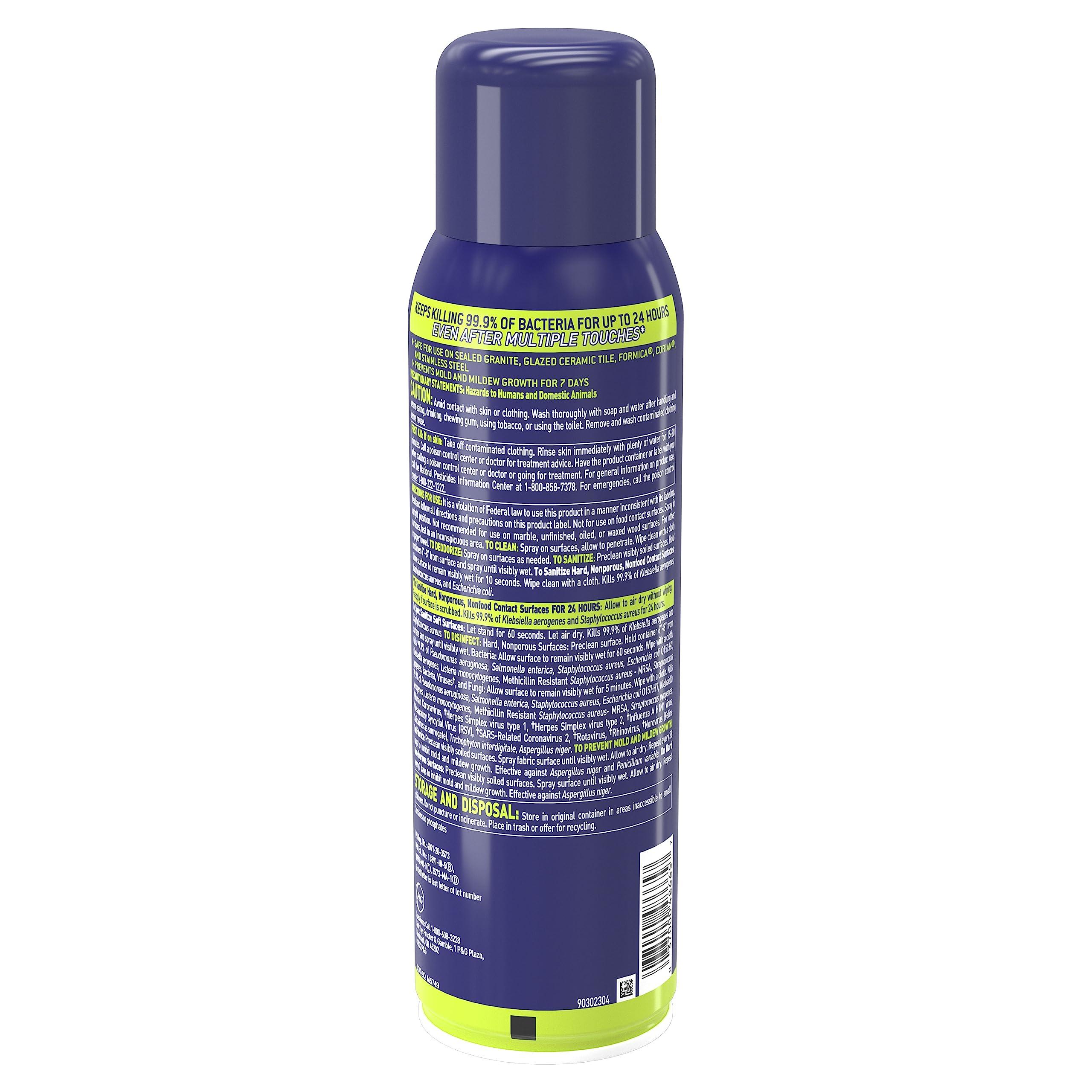 MICROBAN Microban 24 Hour Disinfectant Sanitizing Spray, Fresh Scent, 15oz