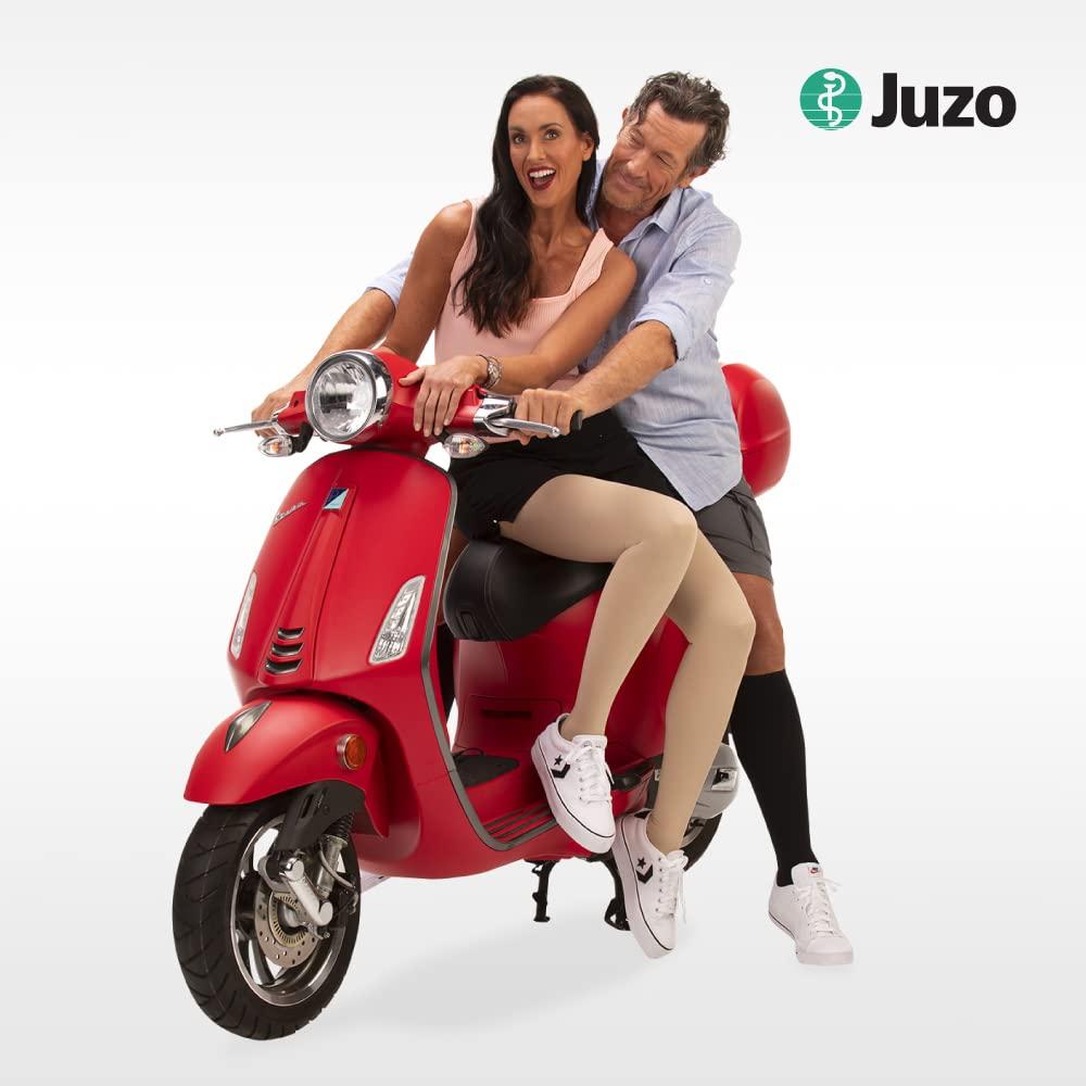 Juzo Juzo Soft 2001 Thigh-High 20-30mmhg Compression Closed Toe Stocking , Chocolate, 4 (IV) Short