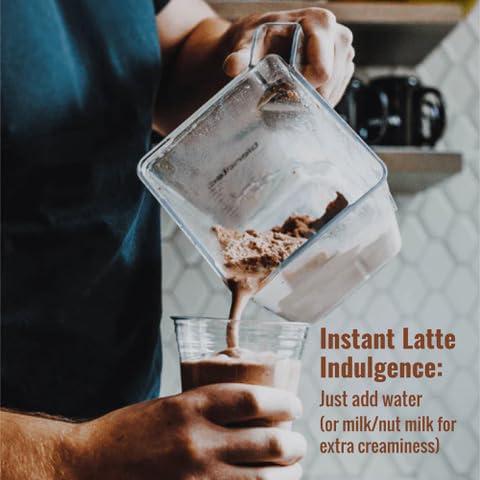 MOCAF NEW MOCAFE Salted Caramel Frappe Mix, Premium Colombian Coffee Base, Create Crave-Worthy Specialty Drinks, 3 lbs. bag