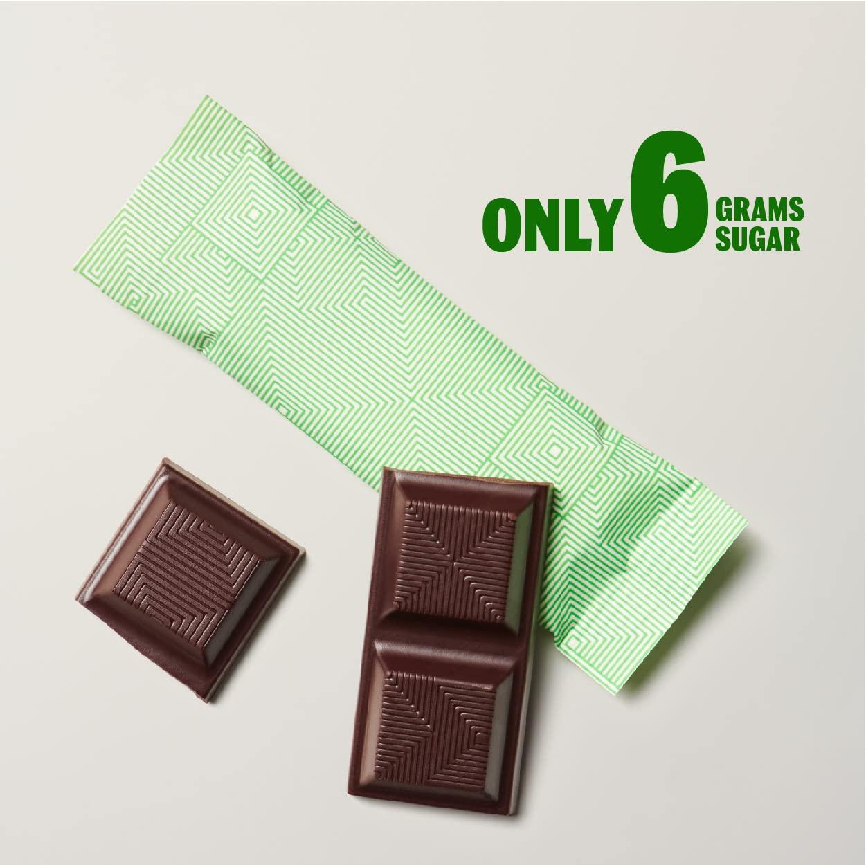 TCHO TCHO Dark Duo 75% Dark Chocolate Bars (5 pack) | Plant Based, Organic & Fair Trade, | Non GMO, Non-Dairy, Vegan Chocolate, Soy Free (2.5oz each)